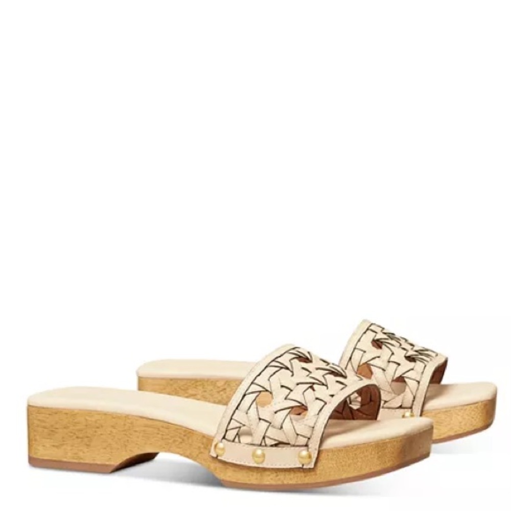 Tory Burch Basketweave Sandals SIZE 11